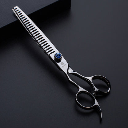 Oshawa LEFT Handed Straight Chunker Dog Grooming Scissor