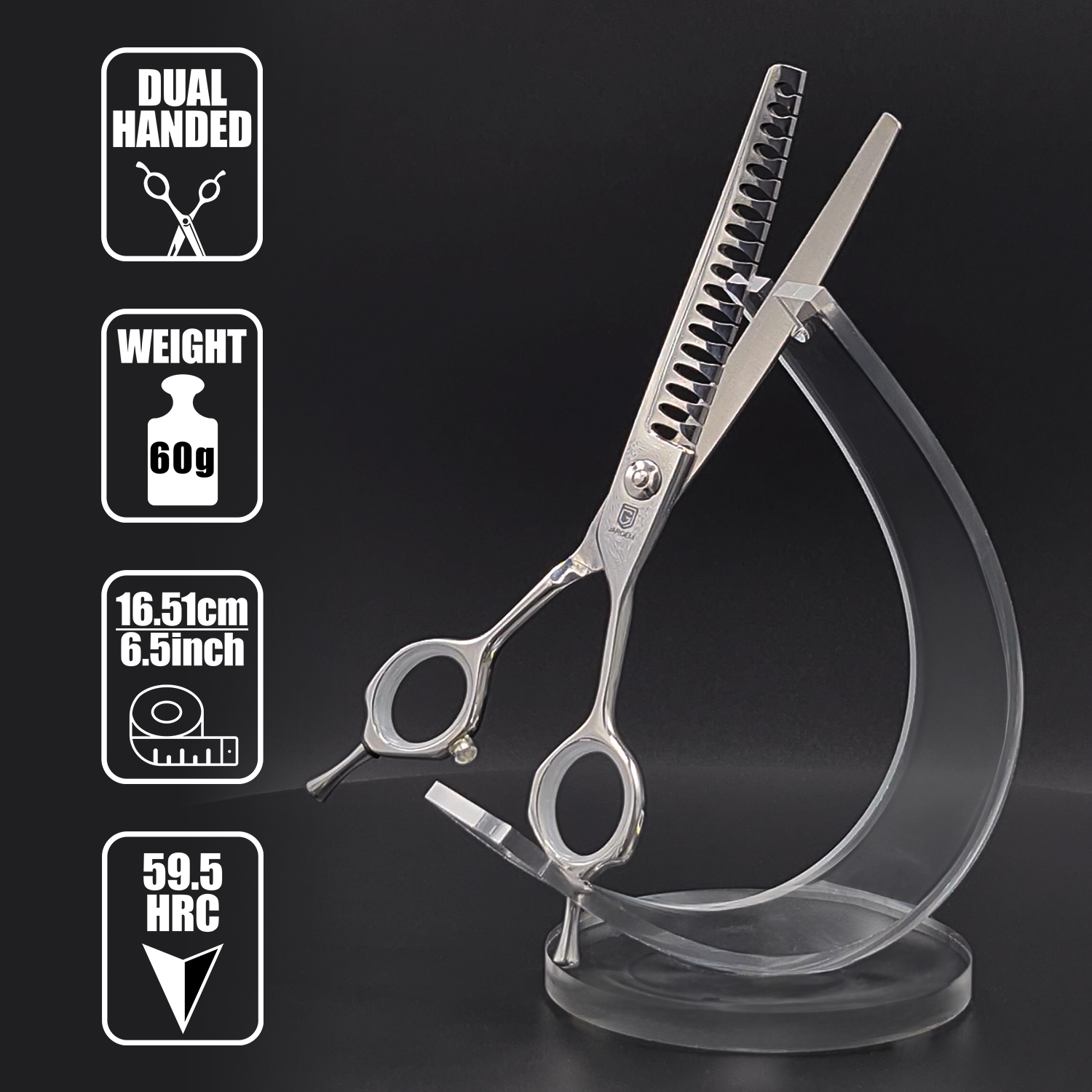 Quality, lightweight Denver Chunker Dog Grooming Scissor designed for right-handed use